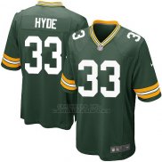 Camiseta Green Bay Packers Hyde Verde Militar Nike Game NFL Nino