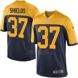 Camiseta Green Bay Packers Shields Negro Amarillo Nike Game NFL Nino
