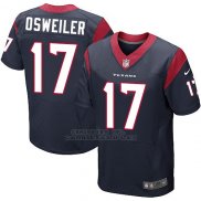 Camiseta Houston Texans Osweiler Profundo Azul Nike Elite NFL Hombre