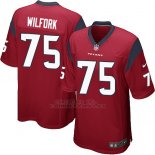 Camiseta Houston Texans Wilfork Rojo Nike Game NFL Hombre