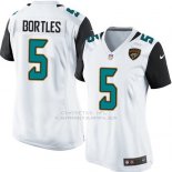 Camiseta Jacksonville Jaguars Bortles Blanco Nike Game NFL Mujer