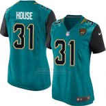 Camiseta Jacksonville Jaguars House Lago Azul Nike Game NFL Mujer