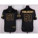 Camiseta Jacksonville Jaguars Posluszny Negro Nike Elite Pro Line Gold NFL Hombre