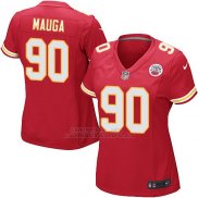 Camiseta Kansas City Chiefs Mauga Rojo Nike Game NFL Mujer