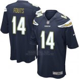 Camiseta Los Angeles Chargers Fouts Negro Nike Game NFL Hombre