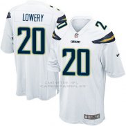 Camiseta Los Angeles Chargers Lowery Blanco Nike Game NFL Nino