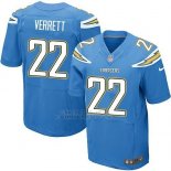 Camiseta Los Angeles Chargers Verrett Azul Nike Elite NFL Hombre