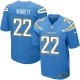 Camiseta Los Angeles Chargers Verrett Azul Nike Elite NFL Hombre