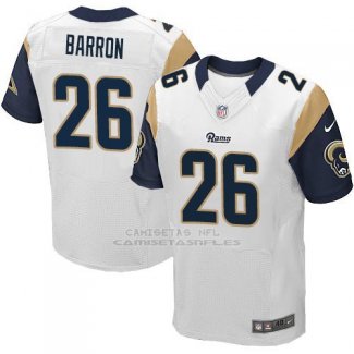 Camiseta Los Angeles Rams Barron Blanco Nike Elite NFL Hombre