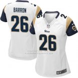 Camiseta Los Angeles Rams Barron Blanco Nike Game NFL Mujer