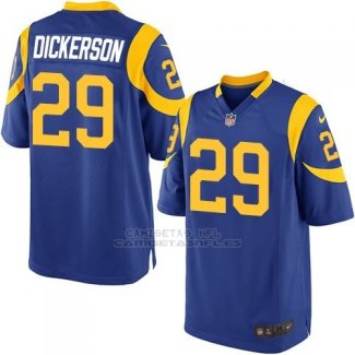 Camiseta Los Angeles Rams Dickerson Azul Nike Game NFL Hombre