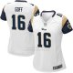Camiseta Los Angeles Rams Goff Blanco Nike Game NFL Mujer
