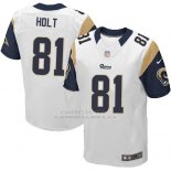 Camiseta Los Angeles Rams Holt Blanco Nike Elite NFL Hombre