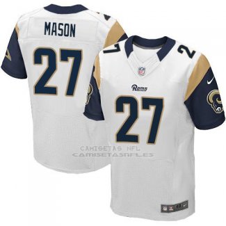Camiseta Los Angeles Rams Mason Blanco Nike Elite NFL Hombre