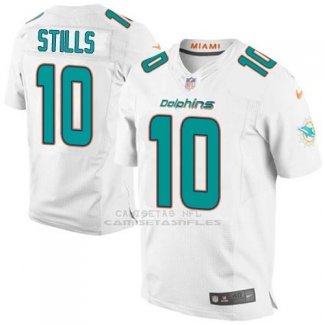 Camiseta Miami Dolphins Stills Blanco Nike Elite NFL Hombre