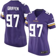 Camiseta Minnesota Vikings Griffen Violeta Nike Game NFL Mujer