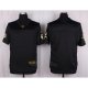 Camiseta Minnesota Vikings Negro Nike Elite Pro Line Gold NFL Hombre