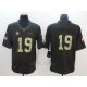 Camiseta NFL Anthracite Hombre Minnesota Vikings 19 Thielen Negro