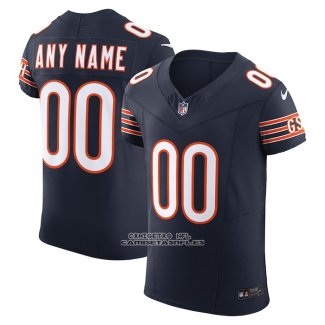 Camiseta NFL Elite Chicago Bears Vapor F.U.S.E. Personalizada Azul