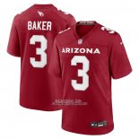 Camiseta NFL Game Arizona Cardinals Budda Baker 3 Rojo