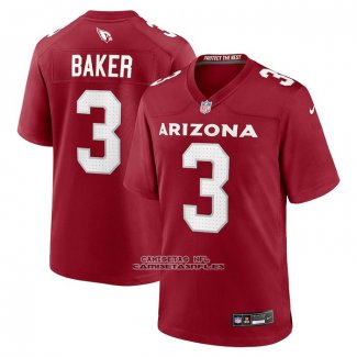 Camiseta NFL Game Arizona Cardinals Budda Baker 3 Rojo