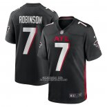 Camiseta NFL Game Atlanta Falcons Bijan Robinson 2023 NFL Draft First Round Pick Negro