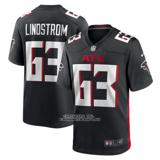 Camiseta NFL Game Atlanta Falcons Chris Lindstrom Negro