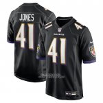 Camiseta NFL Game Baltimore Ravens Dremont Jones Alterno Negro