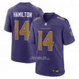 Camiseta NFL Game Baltimore Ravens Kyle Hamilton Alterno Violeta Camiseta NFL Game Baltimore Ravens Kyle Hamilton Alterno Violeta