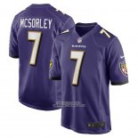 Camiseta NFL Game Baltimore Ravens Trace Mcsorley Violeta