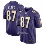 Camiseta NFL Game Baltimore Ravens Trevon Clark Violeta