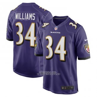 Camiseta NFL Game Baltimore Ravens Williams Violeta
