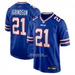 Camiseta NFL Game Buffalo Bills Davison Igbinosun Azul Camiseta NFL Game Buffalo Bills Davison Igbinosun Azul