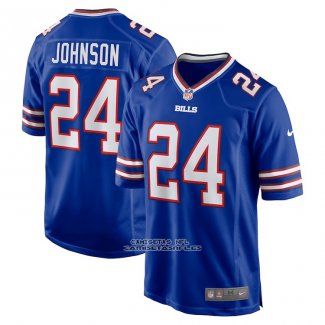 Camiseta NFL Game Buffalo Bills Taron Johnson Azul