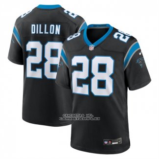 Camiseta NFL Game Carolina Panthers AJ Dillon Negro