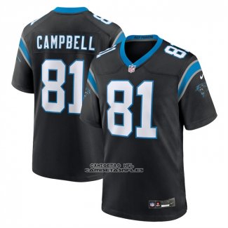 Camiseta NFL Game Carolina Panthers Dalevon Campbell Negro
