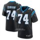 Camiseta NFL Game Carolina Panthers Jake Curhan Negro