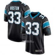 Camiseta NFL Game Carolina Panthers Tre Boston Negro
