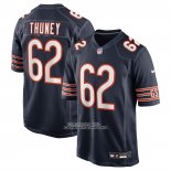 Camiseta NFL Game Chicago Bears Joe Thuney Azul Camiseta NFL Game Chicago Bears Joe Thuney Azul
