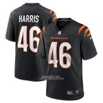 Camiseta NFL Game Cincinnati Bengals Clark Harris Negro
