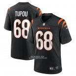 Camiseta NFL Game Cincinnati Bengals Josh Tupou 68 Negro