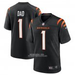 Camiseta NFL Game Cincinnati Bengals Number 1 Dad Negro