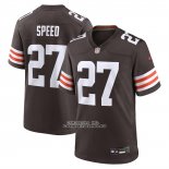 Camiseta NFL Game Cleveland Browns Ameer Speed Marron
