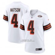 Camiseta NFL Game Cleveland Browns Deshaun Watson Alterno Blanco