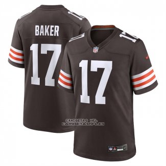 Camiseta NFL Game Cleveland Browns Jerome Baker Marron