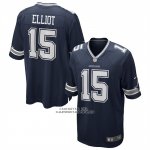 Camiseta NFL Game Dallas Cowboys Ezekiel Elliott Azul1