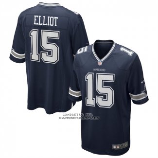 Camiseta NFL Game Dallas Cowboys Ezekiel Elliott Azul1