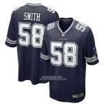 Camiseta NFL Game Dallas Cowboys Mazi Smith 2023 NFL Draft First Round Pick Azul
