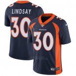 Camiseta NFL Game Denver Broncos 30 Phillip Lindsay Alternate Azul
