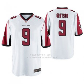 Camiseta NFL Game Hombre Atlanta Falcons Garrett Grisson Blanco